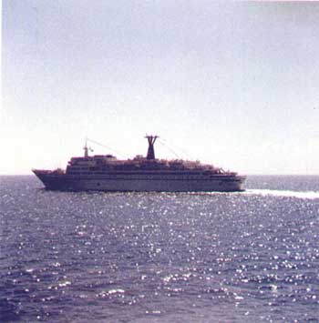 Vorbeifahrt auf dem Weg nach Mittelamerika