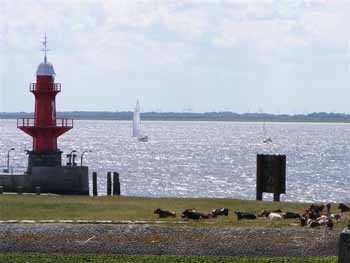 Einfahrt zum Schleusenkanal Brunsb�ttel