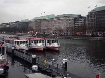 Blick vom Alsterpavillion