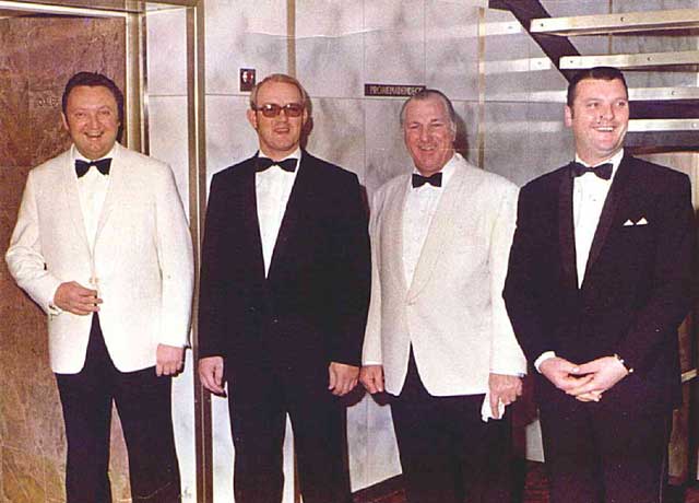 von lks.:Heinz Friedrichsdorf (Oberst.),Ralf Alfermann (Oberst.), Franz Spaeth +(Oberst.), Horst Witt (Oberst.)